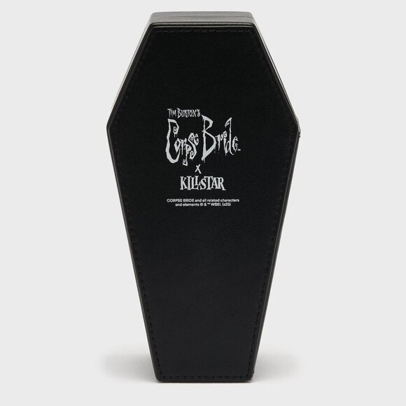 Killstar x Corpse Bride Collab Emily Casket Jewelry Box Black Jewellery Coffin - Picture 2 of 9